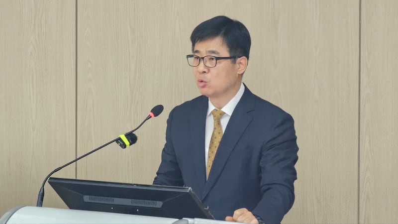 발표에 나선 함형필 한국국방연구원 안보전략연구센터장의 모습.